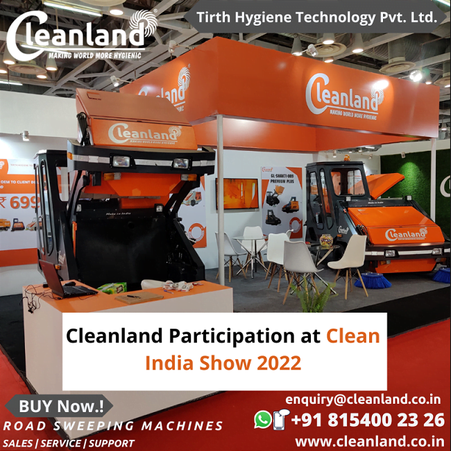 Cleanland Participation at Clean India Show 2022, Greater Noida