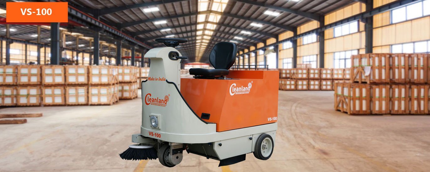 Battery Operated Sweeping Machine suited for Ceramic Industry